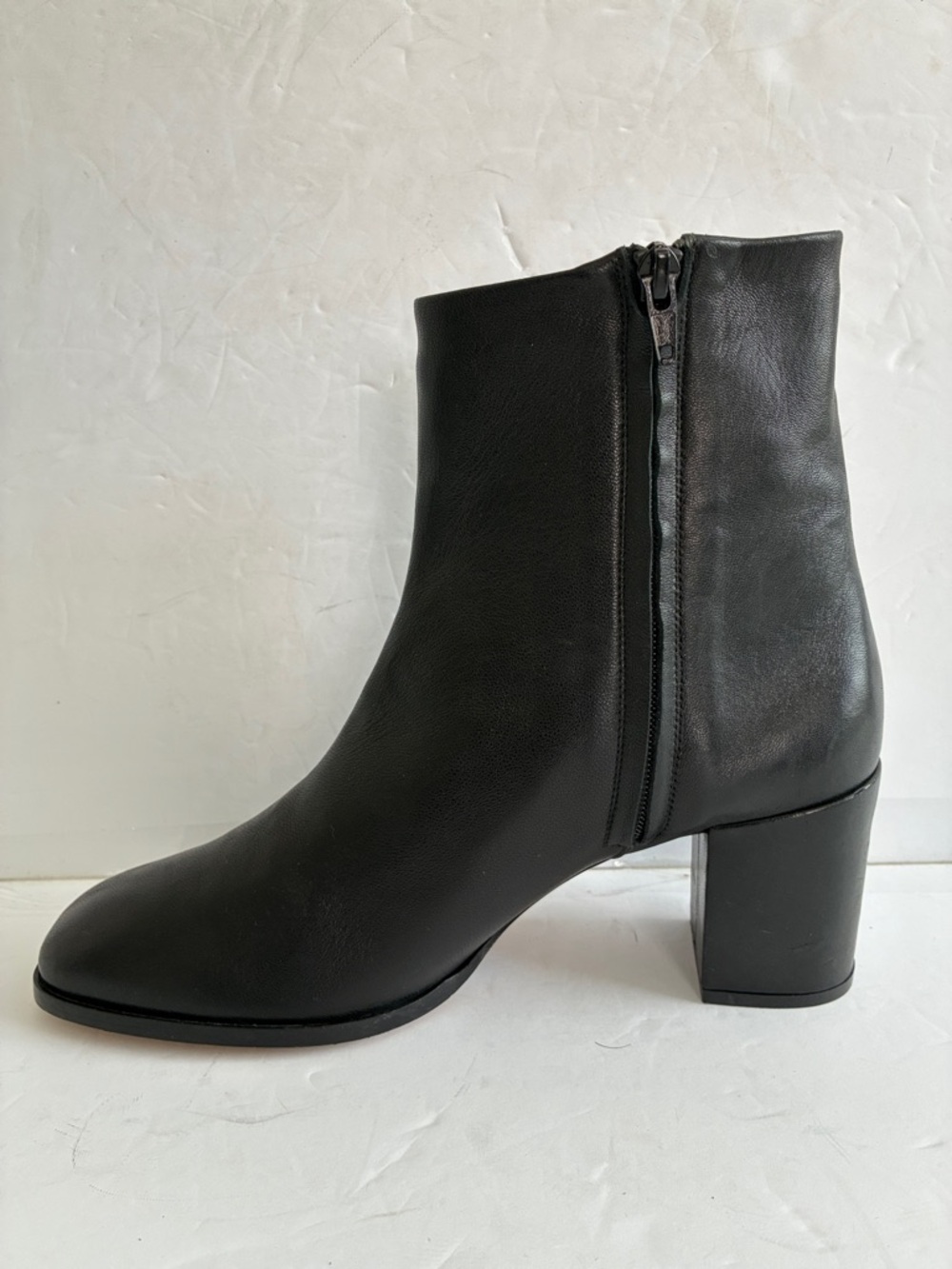 BRUNO MAGLI ETNA $595 Made in ITALY Black Leather Ankle Boots Size 41.5 US11 NEW - Picture 6 of 9